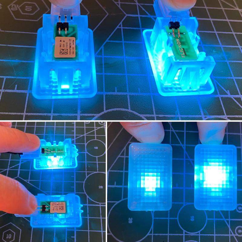 x9 HELLES UMGEBUNGSLICHT MODUL (PCB MIT 2x LED)