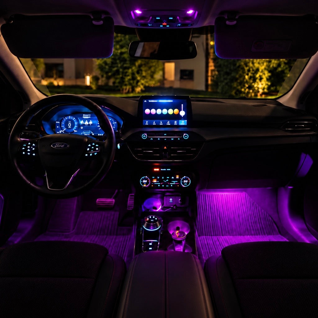 OEM+ Footwell Lighting Kit — Rear | Focus MK4/MK4.5