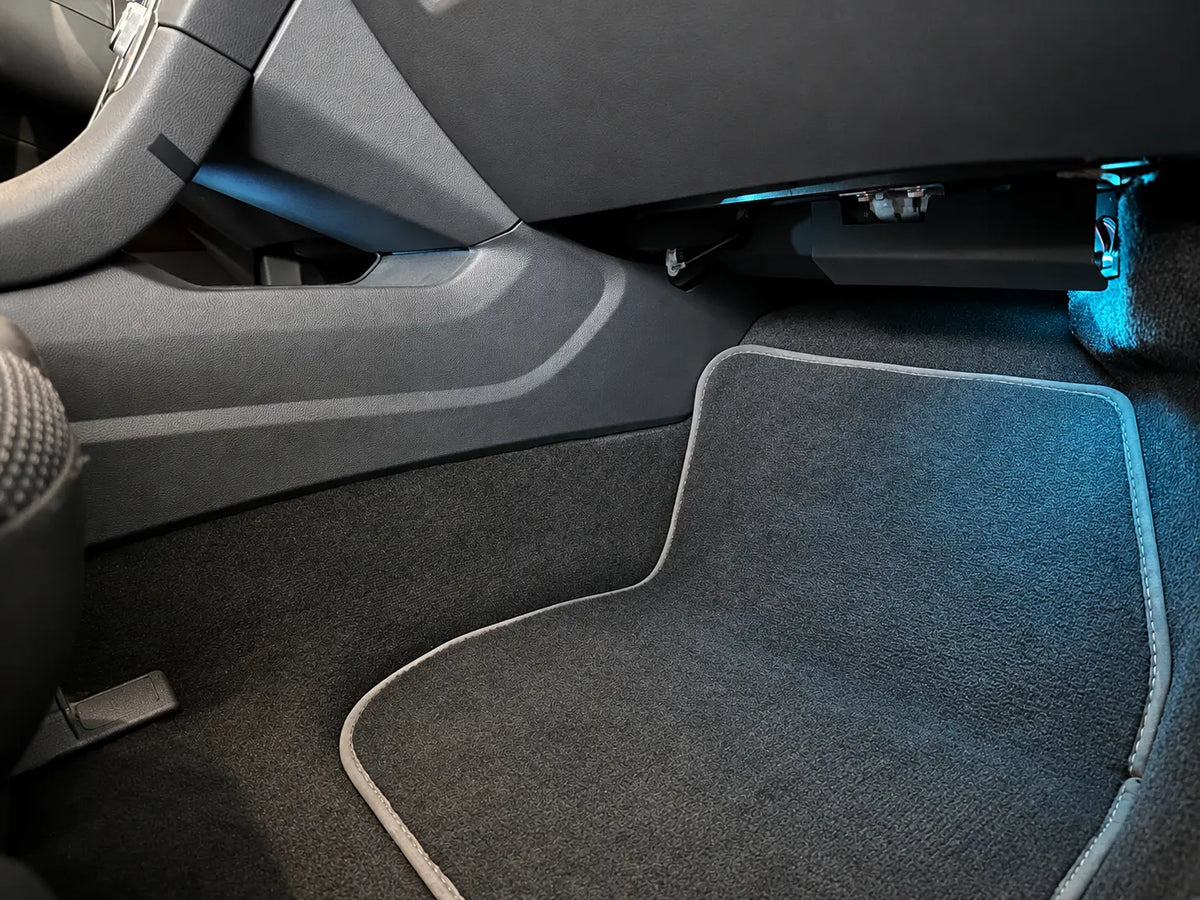 EINFARBIGE AMBIENTELEUCHTUNGSSET FÜR DEN VORDEREN FUSSRAUM (EISBLAU) - MONDEO MK5