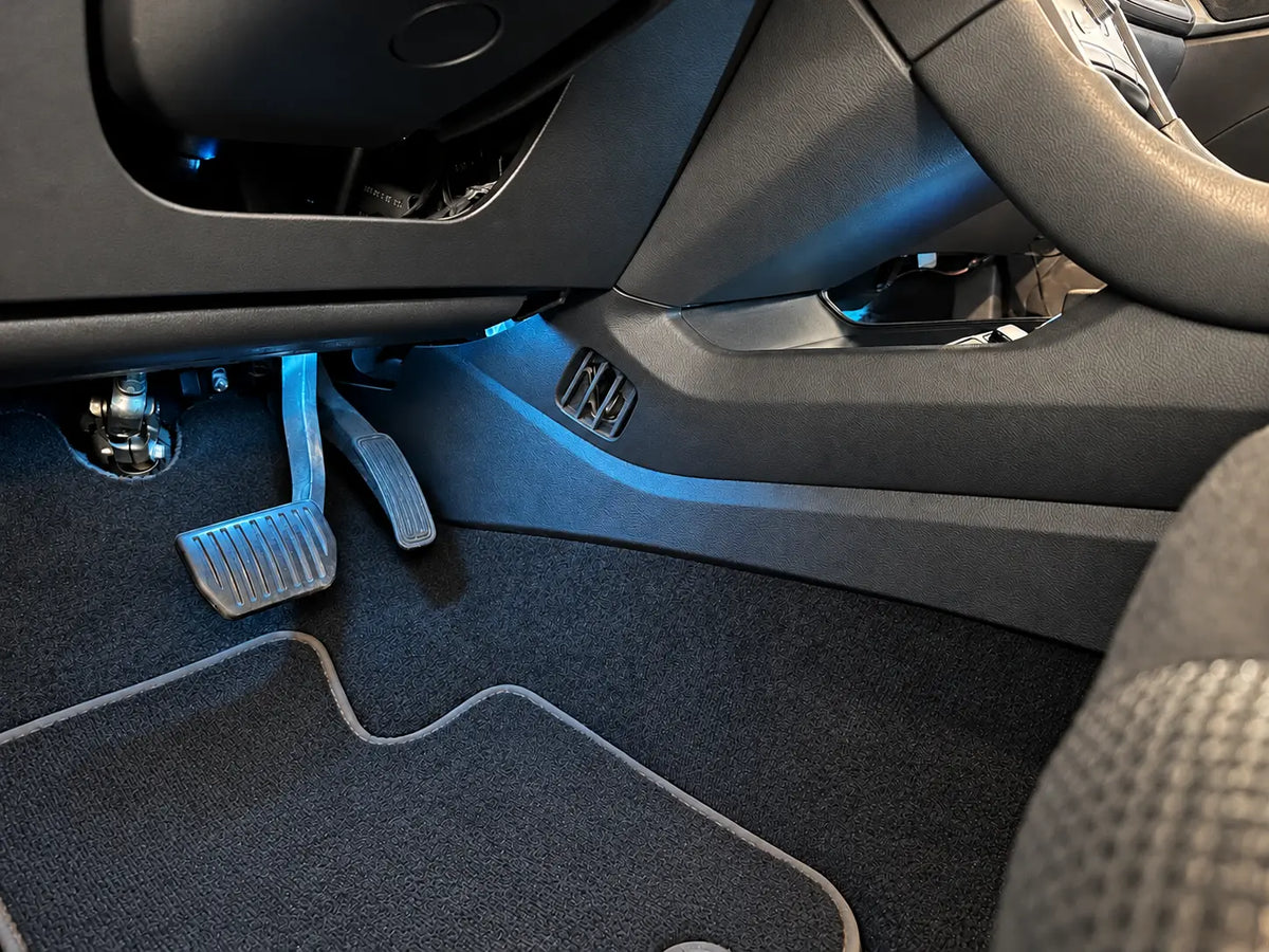 EINFARBIGE AMBIENTELEUCHTUNGSSET FÜR DEN VORDEREN FUSSRAUM (EISBLAU) - MONDEO MK5