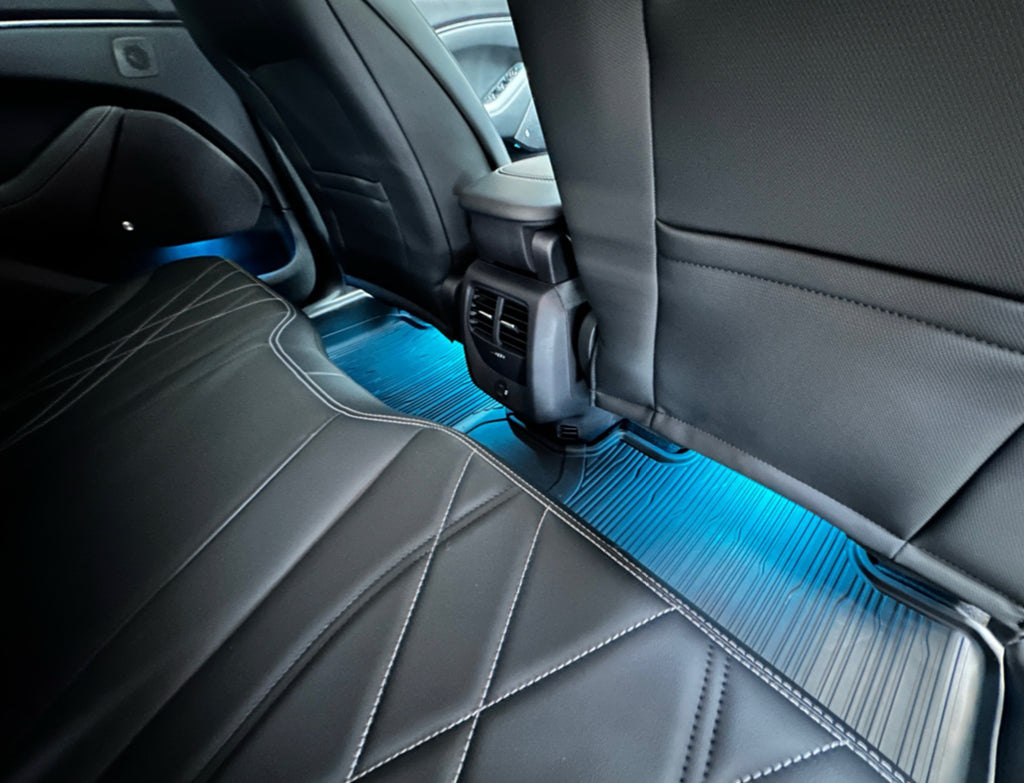 ZESTAW OŚWIETLENIA NASTROJOWEGO KIESZENI DRZWI TYLNYCH (ICE-BLUE) - MUSTANG MACH-E (RWD)