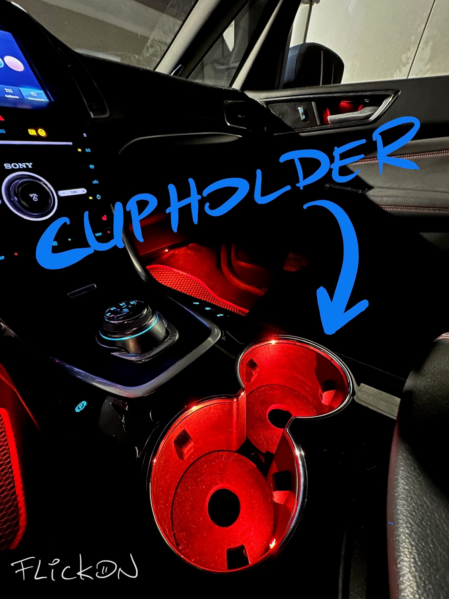 cupholders ambient lighting kit - S-MAX