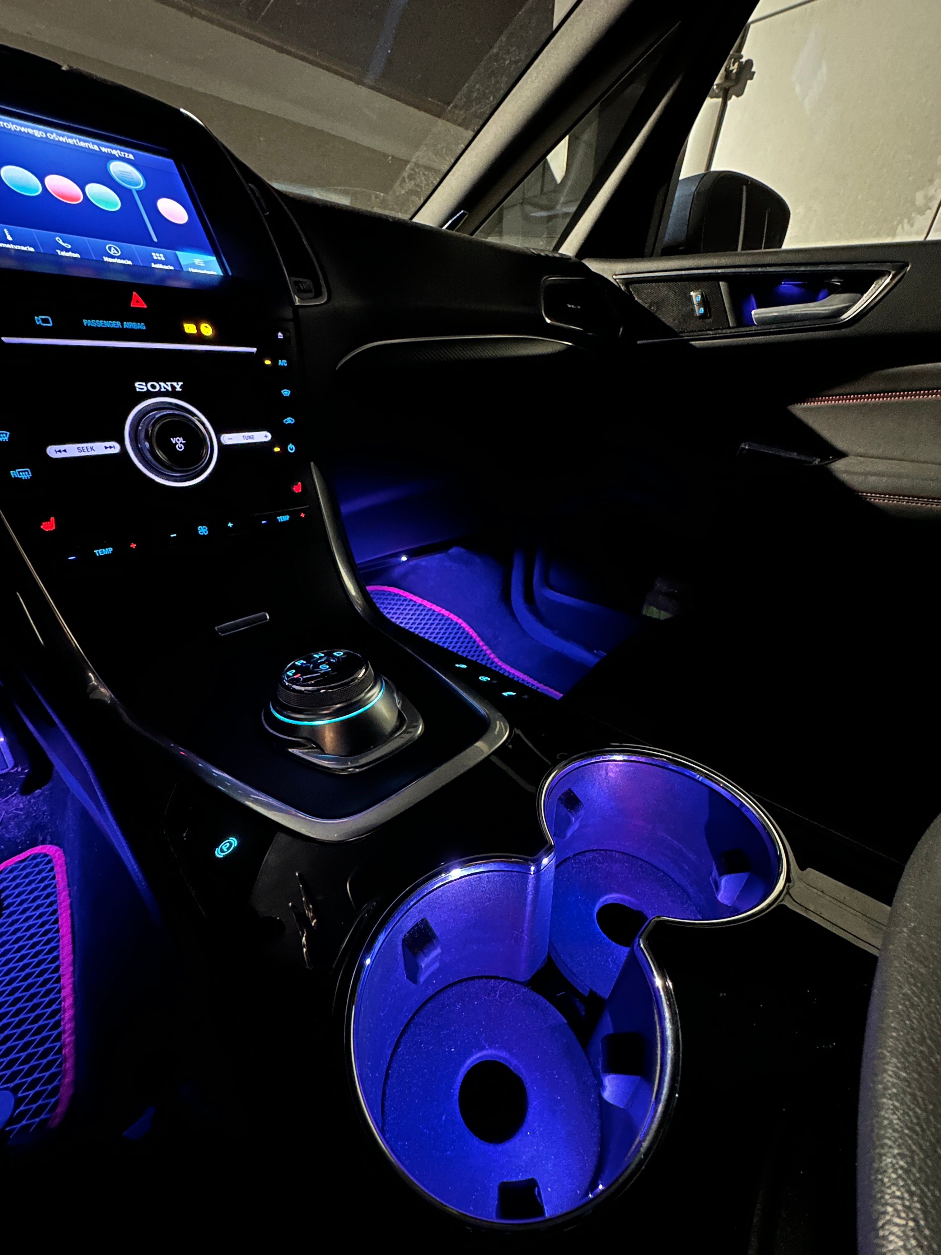 cupholders ambient lighting kit - S-MAX