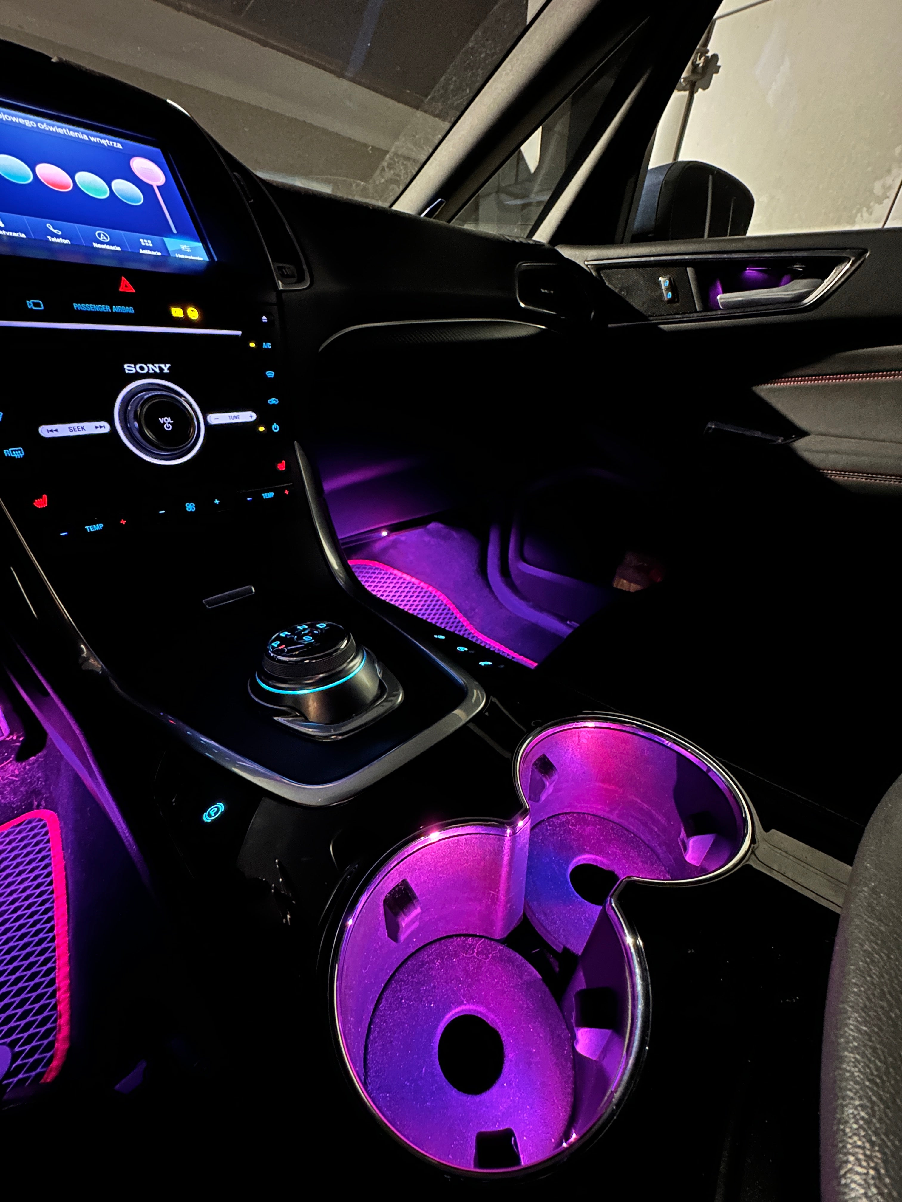 cupholders ambient lighting kit - S-MAX