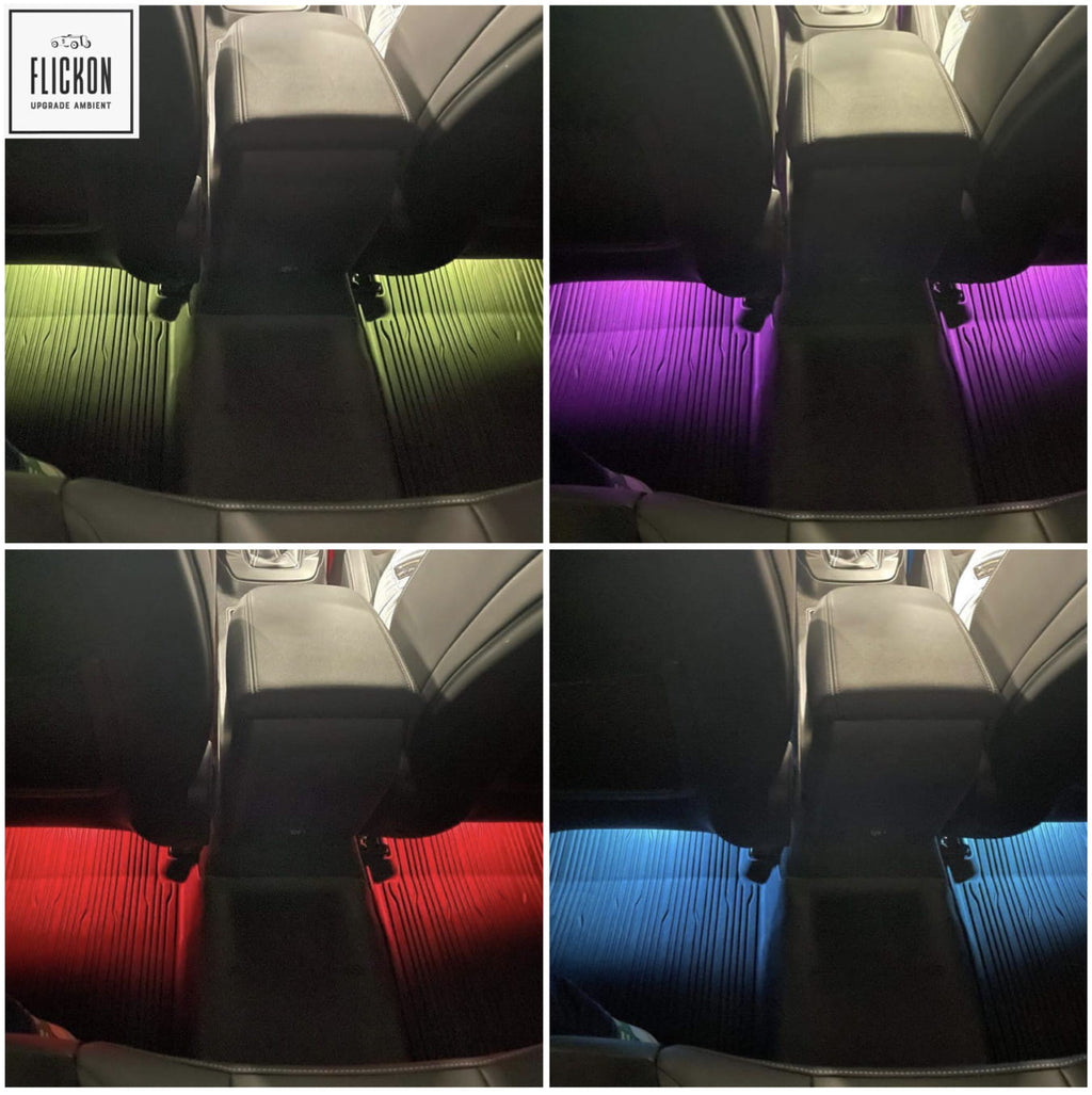 DAS MULTICOLOR-SET FÜR DEN HINTEN-FUSSRAUM – FOCUS MK4/4.5