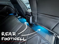 THE REAR FOOTWELL AMBIENT LIGHT SET (ICE-BLUE) - MUSTANG MACH-E (RWD)