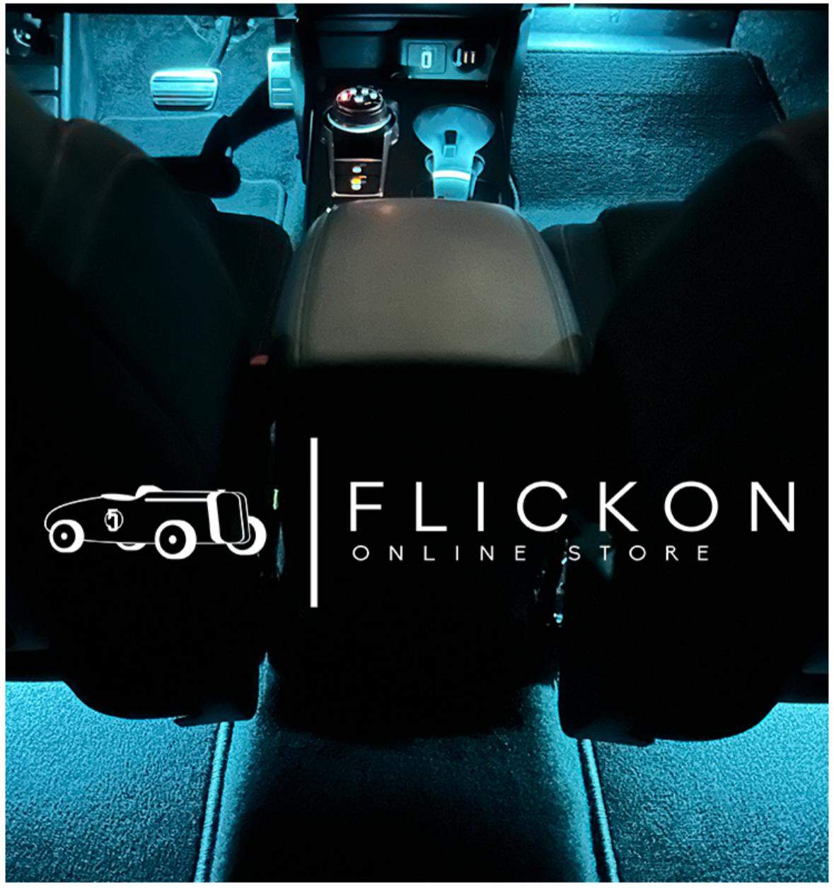 ZESTAW OŚWIETLENIA NASTROJOWEGO NÓG PRZÓD I TYŁ (ICE-BLUE) - FOCUS MK4/4.5