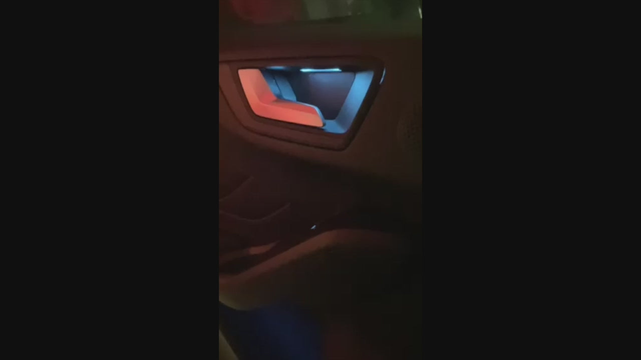 ZESTAW OŚWIETLENIA NASTROJOWEGO KIESZENI TYLNYCH DRZWI (ICE-BLUE) - FOCUS MK4/4.5