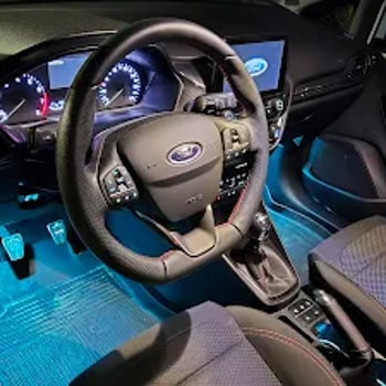 Ford Ice Blue factory ambient lighting